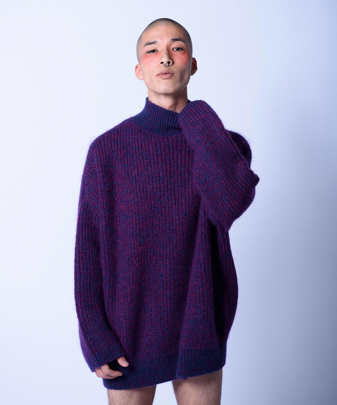 SEIDE MOHAIR BIG KNIT ACID / HERREN