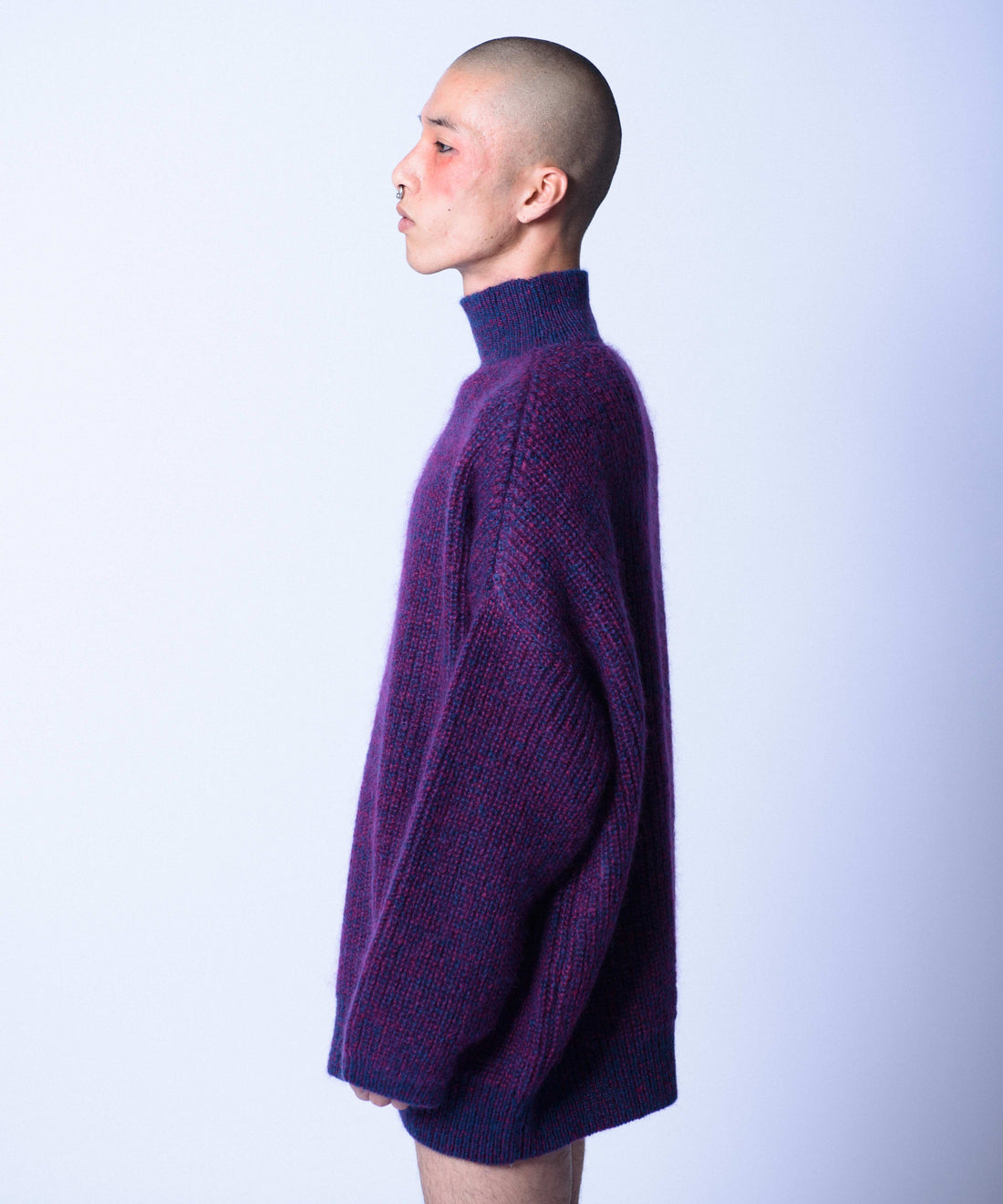 SEIDE MOHAIR BIG KNIT ACID / HERREN