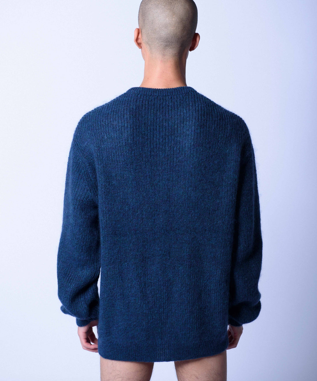 PULLOVER AUS MOHAIR EXTRAKID MITTERNACHTSBLAU / HERREN